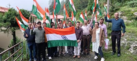 Lighting VC Secreteriate & Student Facilty centre Srinagar Campus .